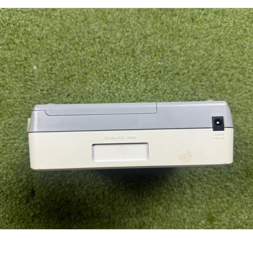 Vintage Brother P-Touch Electronic Labeling‎ System 1992 Olympic Sponsor Grey